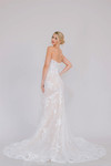 Amelia Couture WL0100 Lace Applique Strapless Wedding Dress