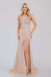 Amelia Couture AG0109 Sweetheart Neckline Strapless Dress