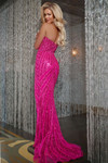 Jovani D5724 Crystal Embellished Strapless Gown