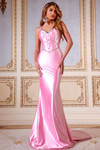 Jovani D5098 Crystal Embellishments Sleeveless Gown