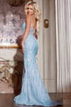 Jovani D5301 Plunging Halter Neckline Sleeveless Gown