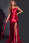 Jovani D5078 Rose Shoulder Thigh-High Slit Elegant Gown