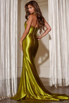 Jovani D5031 Floral Applique Elegant Halter Sleeveless Gown