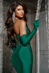 Jovani D5061 Beaded Bodice Sweetheart Neck Corset Gown