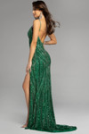 Jovani 42176 Spaghetti Strap V-neckline Long Dress