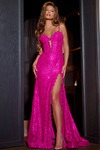 Jovani 43061 Spaghetti Strap Sleeveless Long Dress