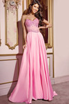 Jovani D6021 V-neckline Strapless Long Dress Jovani D6021 V-neckline Strapless Long Dress