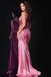 Jovani 44577 V-neckline Strapless Long Dress