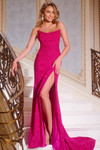 Jovani 44427 Cowl Neck Strapless Long Dress