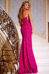 Jovani 44427 Cowl Neck Strapless Long Dress