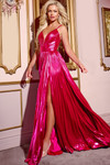 Jovani 43795 V-neckline Sleeveless Long Dress