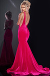 Jovani 43578 V-neckline Sleeveless Long Dress