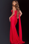Jovani 40475 Asymmetric Neck Sleeveless Long Dress