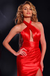 Jovani 42822 Halter Neck Sleeveless Long Dress