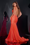 Jovani 43573 V-neckline Sleeveless Long Dress