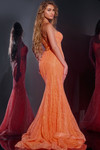 Jovani 44208 Spaghetti Strap V-neckline Long Dress