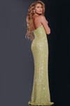 Jovani 43442 Sequined Strapless Long Dress