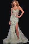 Jovani 43189 Spaghetti Strap Sleeveless Long Dress