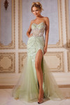 Jovani 43189 Spaghetti Strap Sleeveless Long Dress