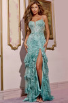 Jovani 43171 Spaghetti Strap Sleeveless Long Dress