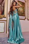 Jovani 42210 Asymmetric Neck Sleeveless Long Dress