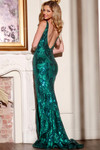 Jovani 40757 V-neckline Sleeveless Long Dress