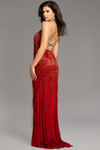 Jovani 43922 Halter Neck Sleeveless Long Dress