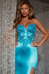 Jovani D5048 Sweetheart Neck Strapless Long Dress