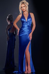 Jovani 43853 V-neckline Sleeveless Long Dress