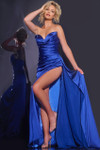 Jovani 37150 V-neckline Strapless Long Dress