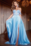 Jovani D6022 Sweetheart Neck Off Shoulder Long Dress