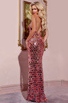 Jovani 42209 V-neckline Sleeveless Long Dress