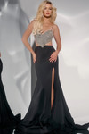 Jovani 40884 Beaded V-Neck Sleeveless Long Dress