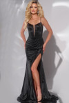 Jovani 42639 Illusion Neck Sleeveless Long Dress