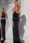 Jovani 29496 Beaded High Neck Sleeveless Long Dress
