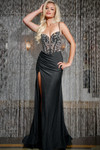 Jovani 42290 Illusion Neck Sleeveless Long Dress