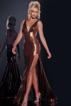 Jovani 43572 V-neckline Sleeveless Long Dress