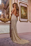 Jovani D5704 Deep V-neckline Sleeveless Long Dress