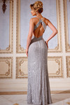 Jovani 44191 Wide V-neckline Sleeveless Long Dress