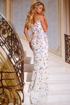 Jovani 44507 V-Neckline Strapless Long Dress