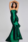 Jovani 39368 Satin Ruffles Strapless Sleeveless Mermaid Gown