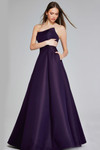 Jovani 42347 Satin Strapless Sleeveless A-line Evening Gown