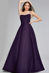 Jovani 42347 Satin Strapless Sleeveless A-line Evening Gown