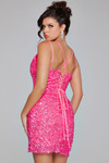 Jovani 39630 Sequin Beaded V-Neck Sleeveless Short Dress