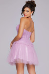 Jovani 40467 Tulle Ruffles Sweetheart Neckline Short Dress