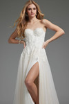 Jovani JB25730 Tulle Strapless Sweetheart Neck Bridal Dress