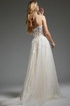 Jovani JB25730 Tulle Strapless Sweetheart Neck Bridal Dress