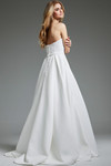 Jovani JB40599 Mikado Satin Strapless A-Line Bridal Gown