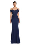 Alexander by Daymor 2057 Off Shoulder Sleeves Evening Dress