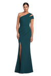 Alexander by Daymor 2058 Asymmetric Neck Long Evening Dress